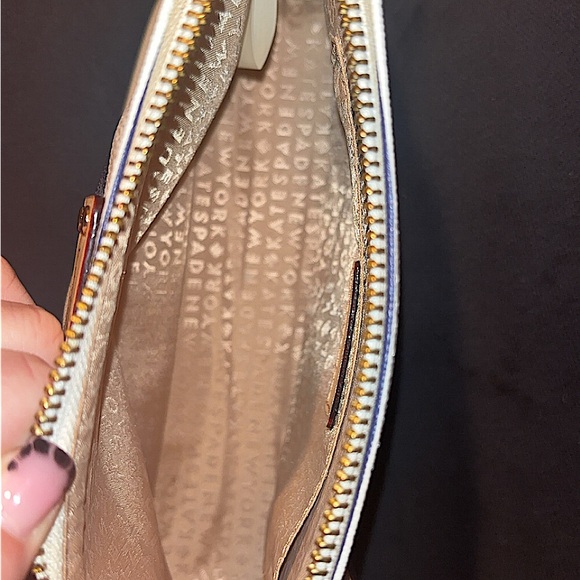 Kate Spade Navy and White Striped Crossbody Bag - Picture 8 of 15